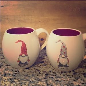 Rae Dunn - Set of 2 - MISCHIEF and MAGIC - Mugs